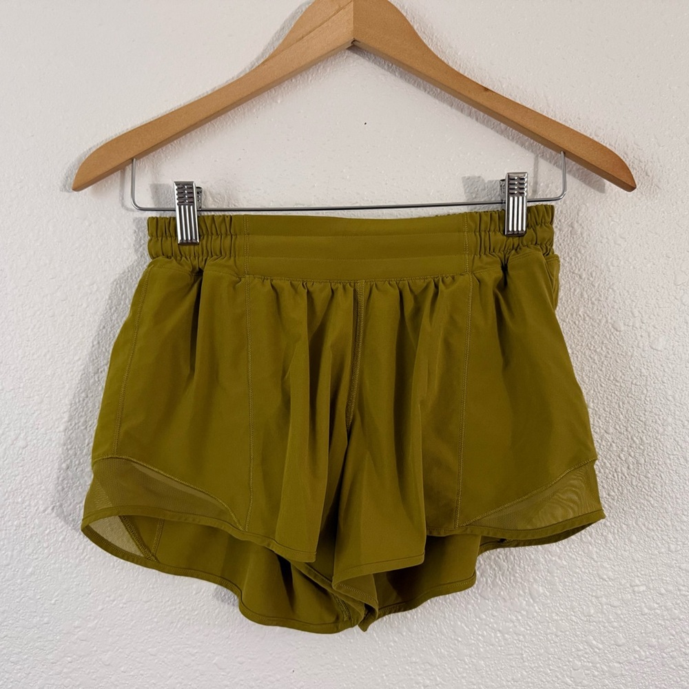 Olive Green Women's Athletic Shorts